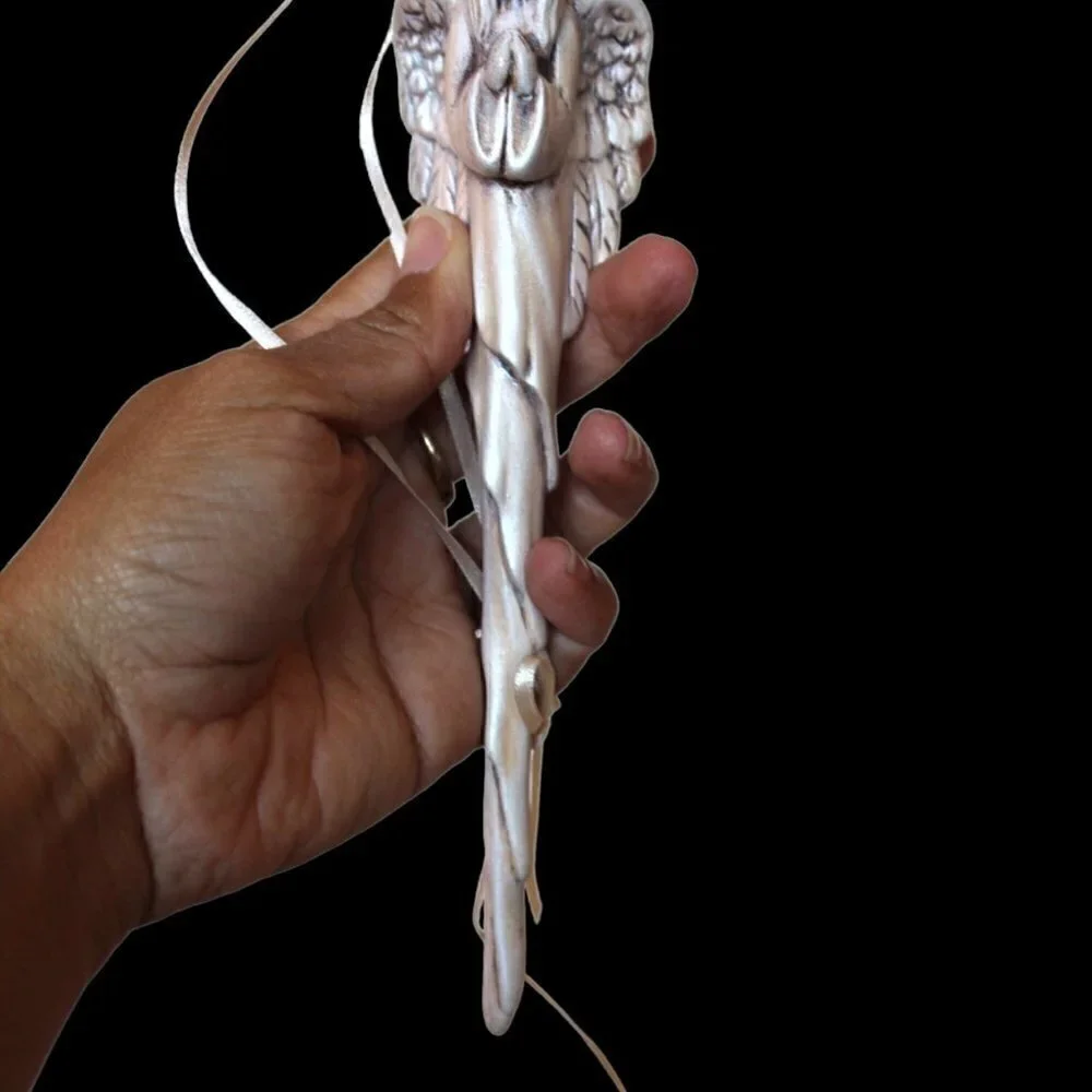 Vintage praying Angel Christmas tree ornament holiday decoration